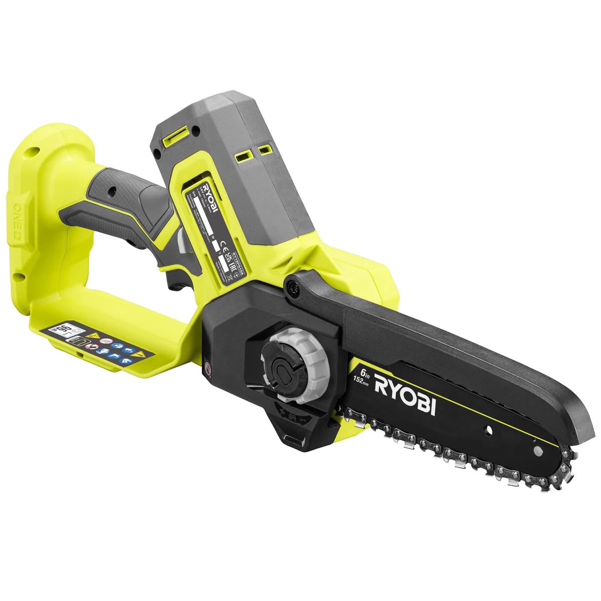 Sierra de podar eléctrica Ryobi RY18PS15A-0, solo cuerpo con batería de 18 V