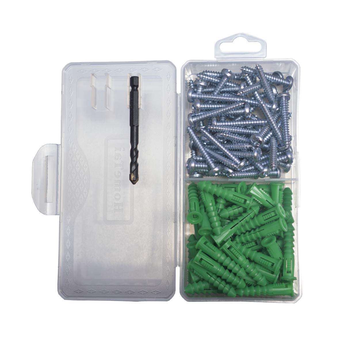 Ribbed Anchor KIT - for Drywall or Masonry Fastening (12, 5/16 inch)