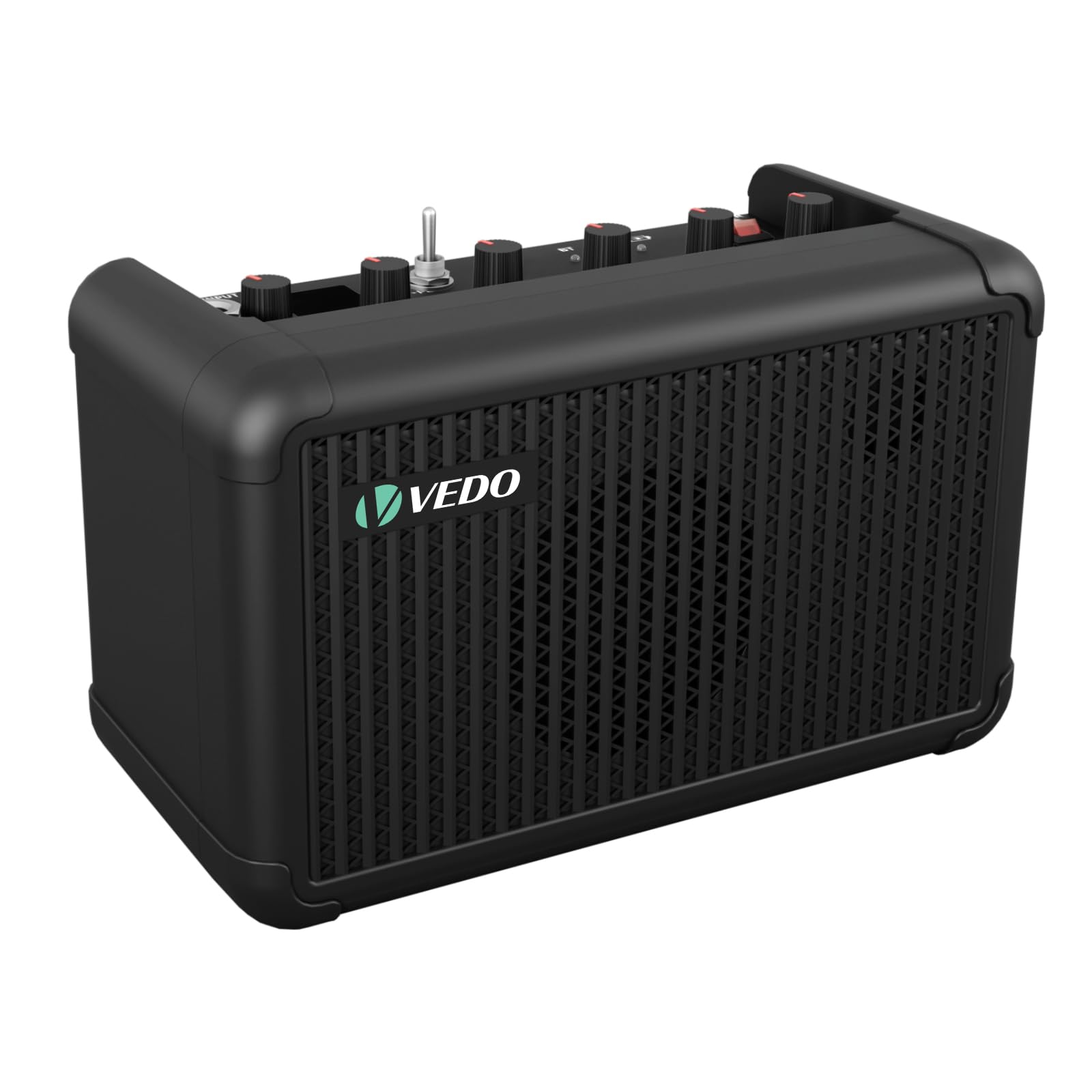 KINGSTER VEDO Alto-falante Bluetooth sem fio，Mini Guitarra Baixo