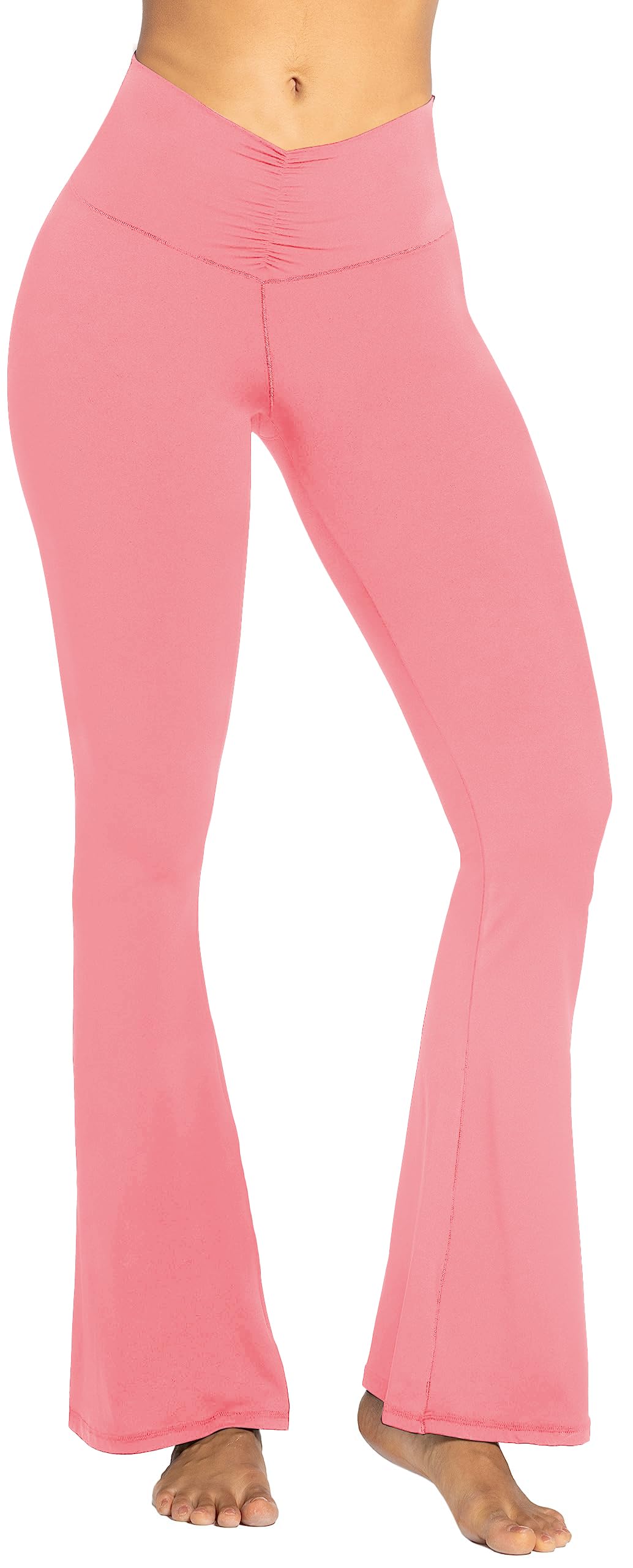 Sunzel Flare Leggings, Crossover Yoga Pants with Tummy Control, High-Waisted and Wide Leg