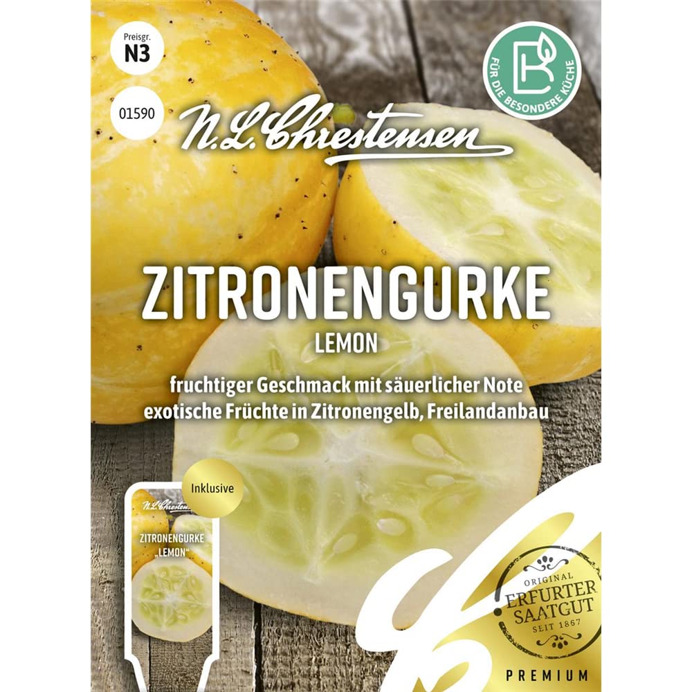 Zitronengurke Lemon Samen, Saatgut : Amazon.de: Garten