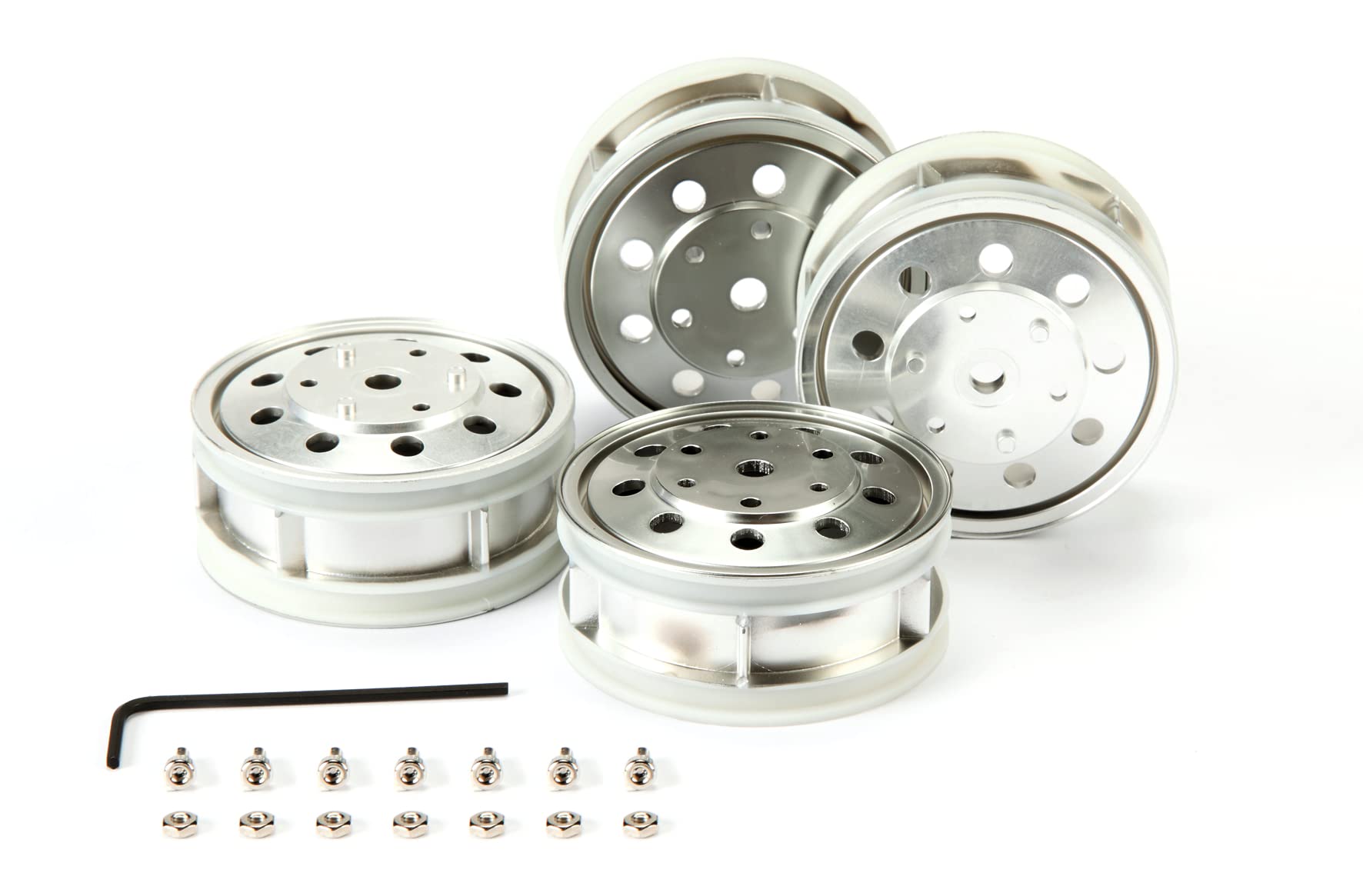 タミヤ ビックトラックパーツ TROP.20 マットクロームセミワイドホイール (30mm幅タイヤ用) 56520 tf8su2k Amazon | タミヤ ビックトラックパーツ TROP.20 マットクローム
