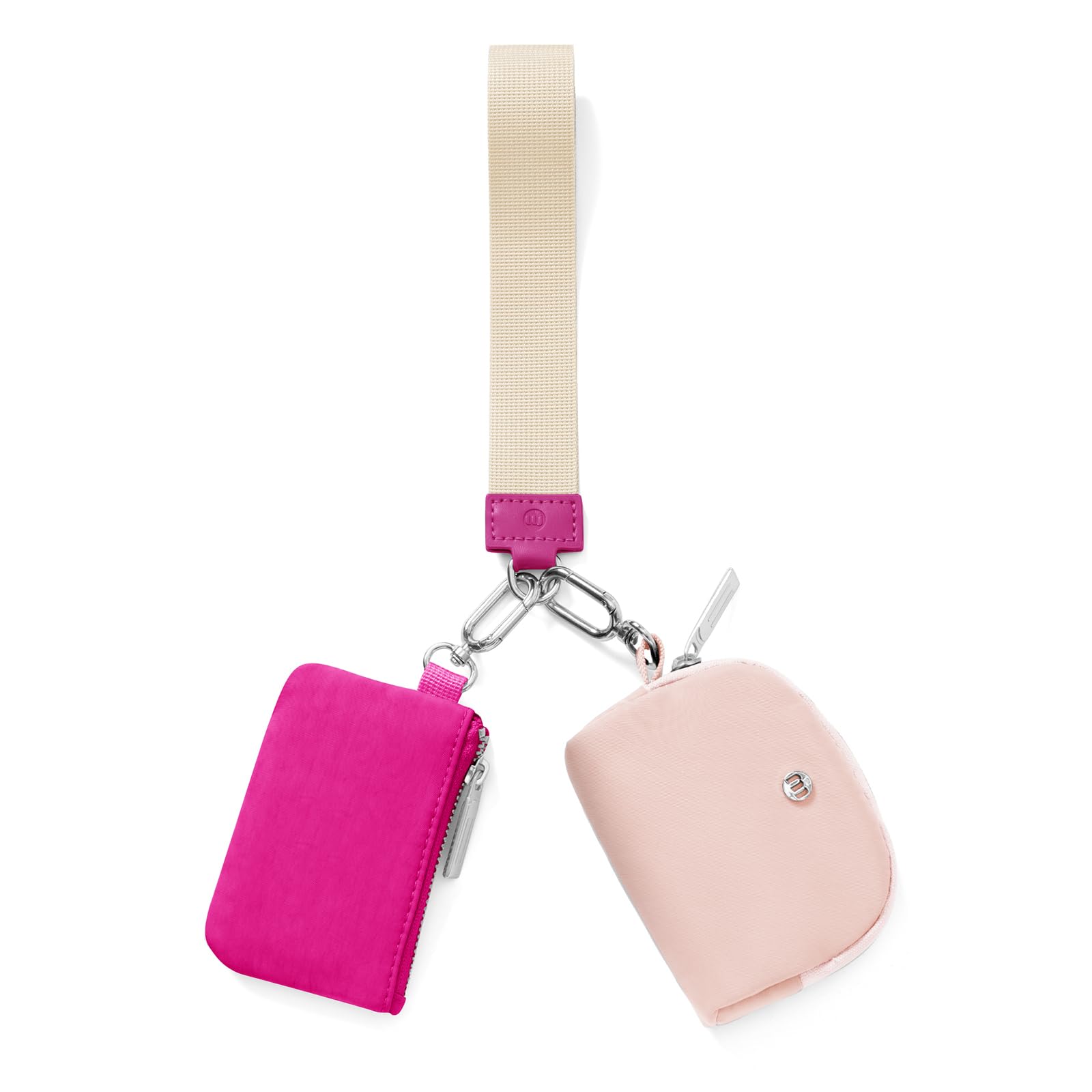 Mum's memory Mini Zip Around Wristlet Wallet for Women Dual Pouch Wristlet Portable keychain wallet Coin Purse Mini Women Coin Pocket