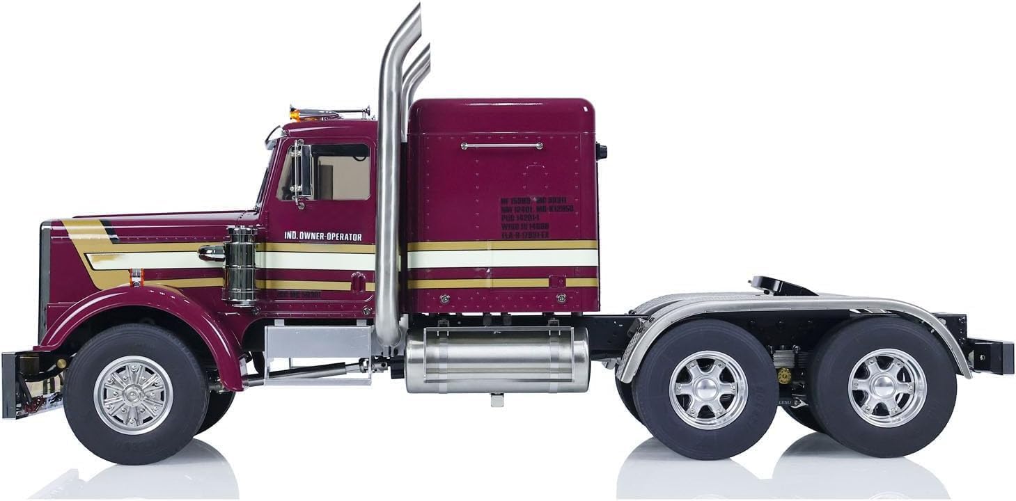 TOUCAN RC HOBBY 6x6 1/14 DIY Tamiya Semi Truck King Hauler RC Tractor Truck RTR Metal Chassis Remote Control Car Sound Light 56301 for Adult