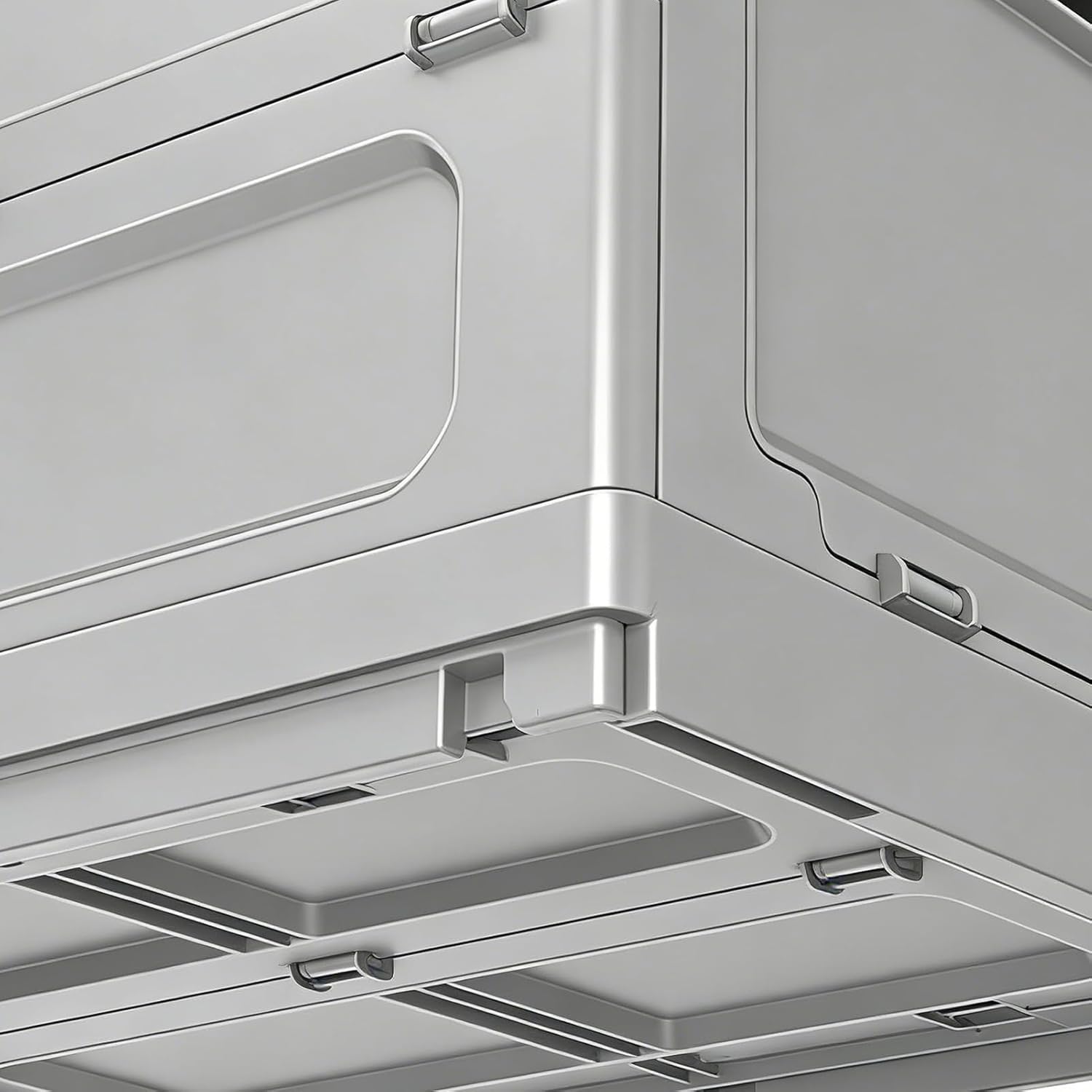 Picnic Basket - Folding Table Lid Design, Portable Camping Food Carrier with Sturdy Built in Handle Frame, Insulated Storage Compartment Feature, Ideal for Beach Hiking Road Trip Gatherings