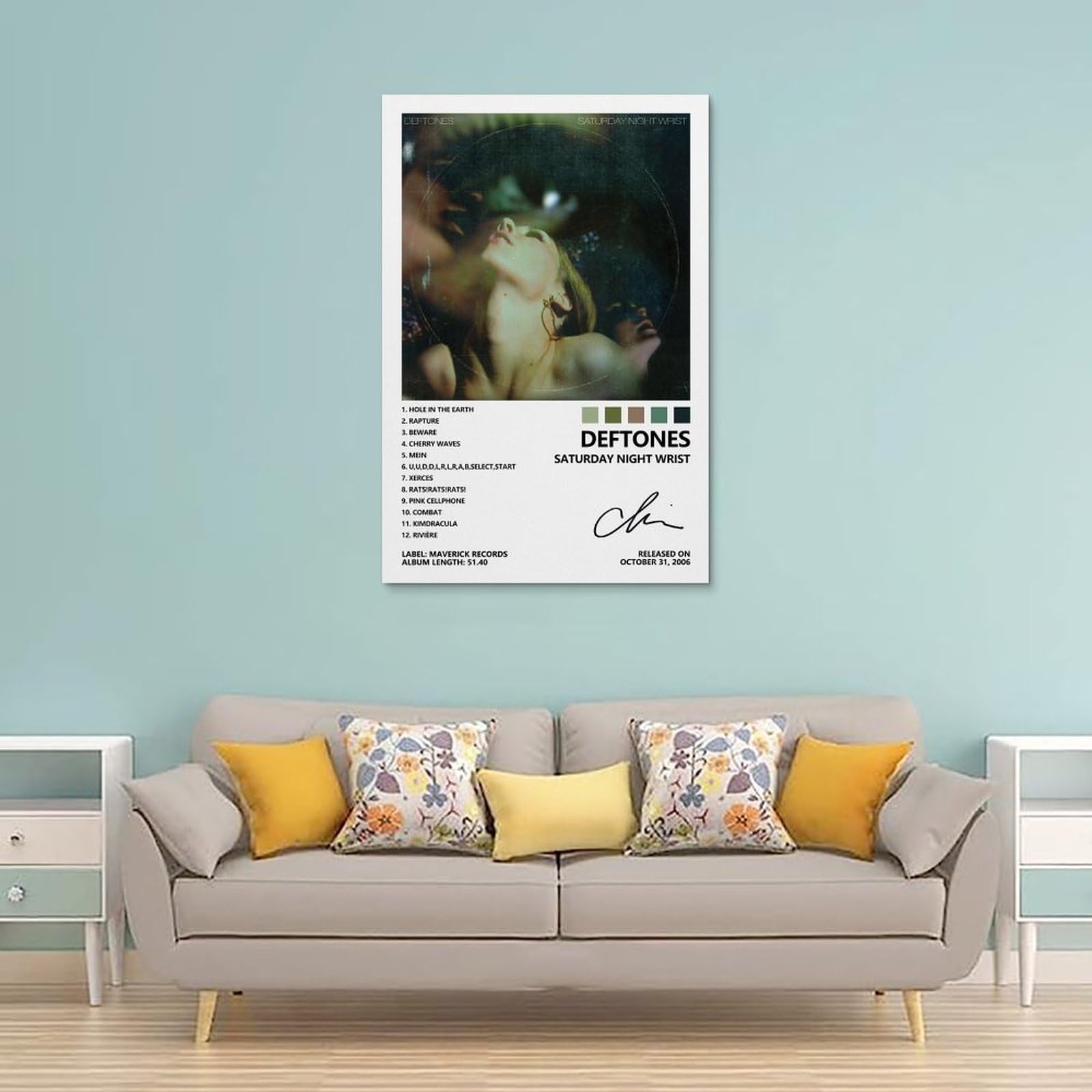 Papel De Parede De Adrenalina Deftones Deftones Poster Etsy Portugal