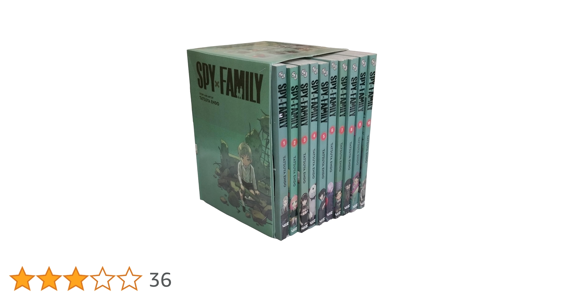 GBDOOKS Spy X Family Volumes 1 - 10 Books Set Collection Set By