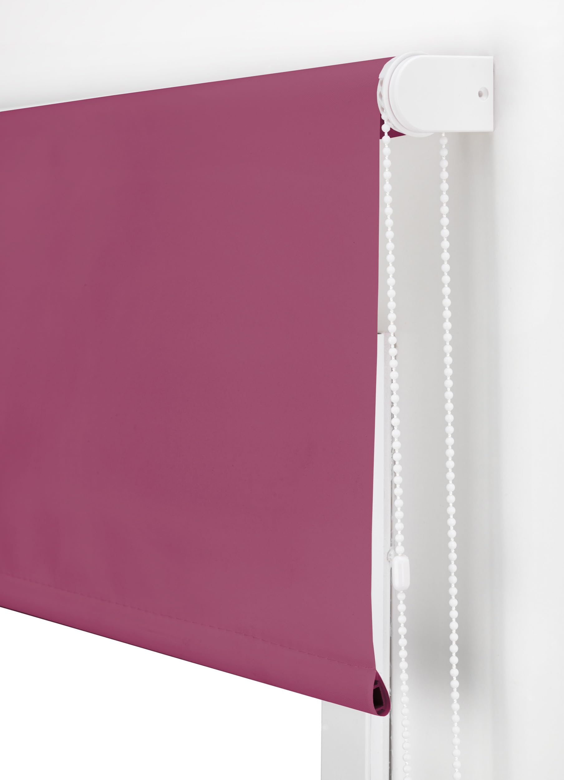 Store Enrouleur translucide uni de qualité supérieure 140 x 175 cm - Store Enrouleur translucide Lilas - Store Enrouleur de qualité supérieure pour fenêtres 137 x 170 cm