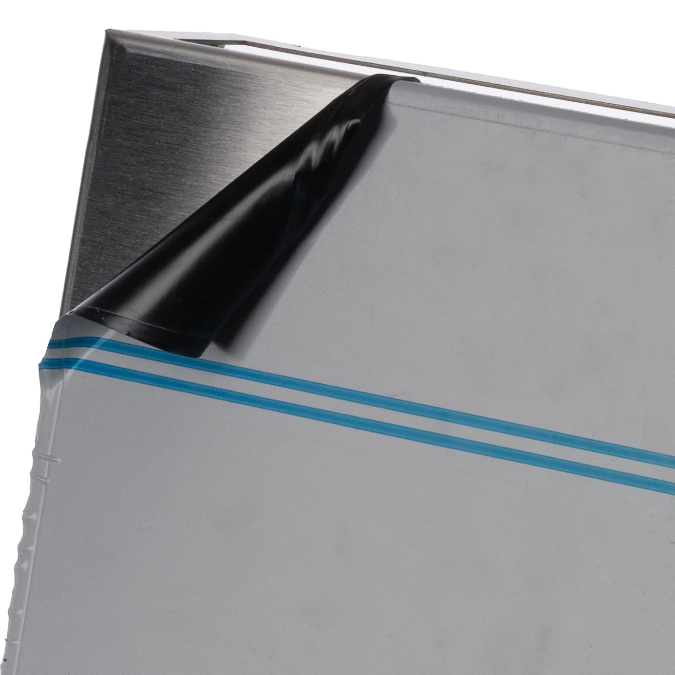 Ventilatore da bagno in acciaio inox Ø 100 mm con timer e sensore di umidità – Ventilatore/ventilatore per una ventilazione efficiente in bagno cucina WC