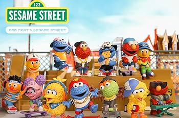 POPMART Sesame Street Trend Series Box : Amazon.sg: Toys