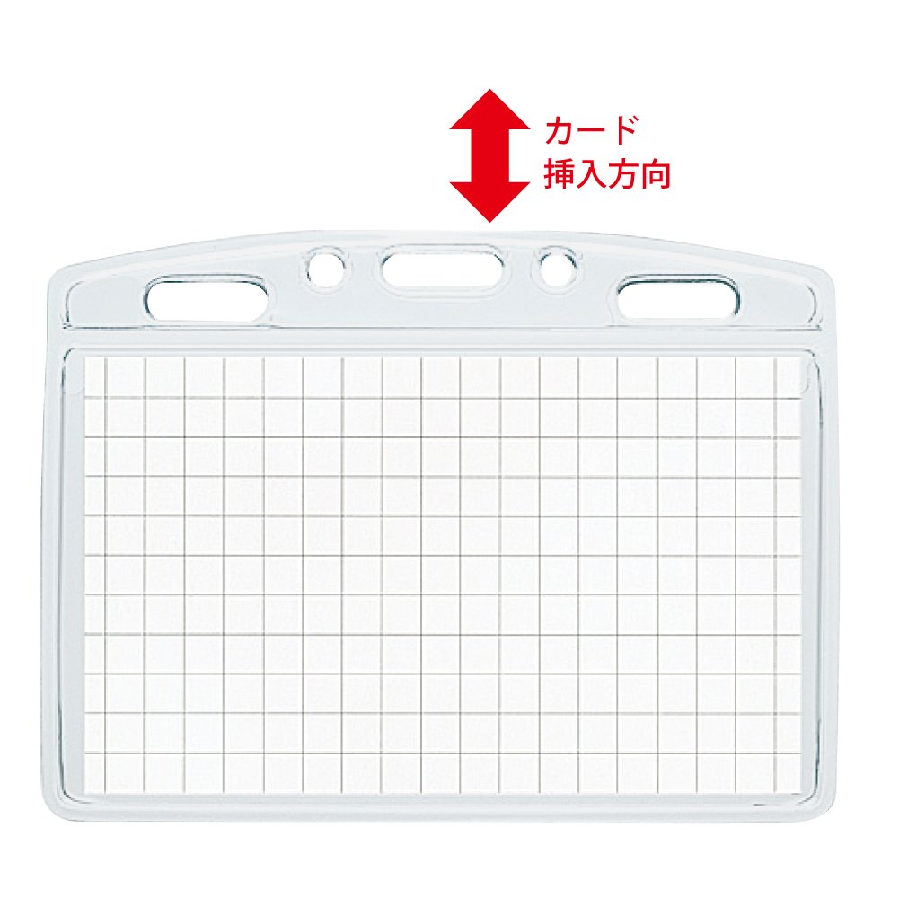 Kokuyo tarjeta de nombre funda rígida para Plus Pack de 10 tarjetas de visita tarjeta de identificación para horizontal naphthoquinone-c150 – 10 (importación de Japón)