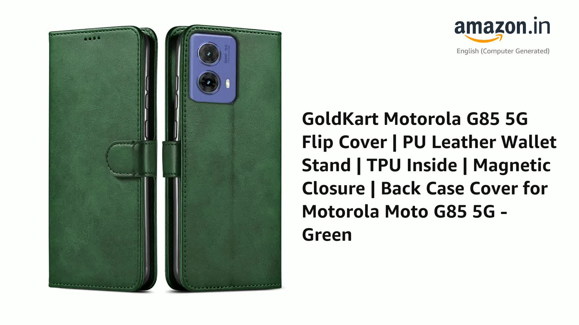 Case Collection Per Cover Otorola Oto G84 - Custodia A Libro In Pelle - Foto 2