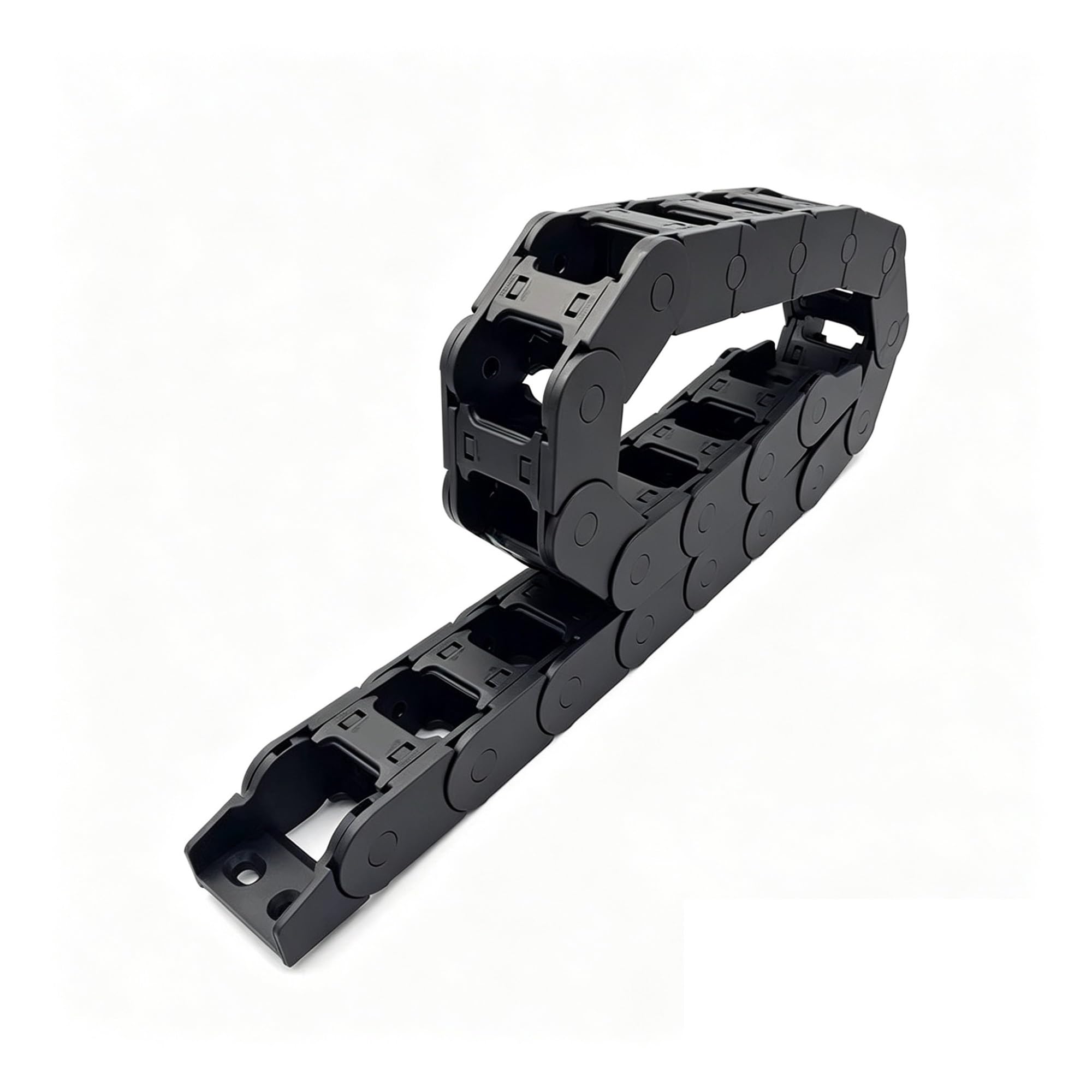 Chaîne de traînage câble, série 25, support fil en plastique 25x25mm 25x38mm