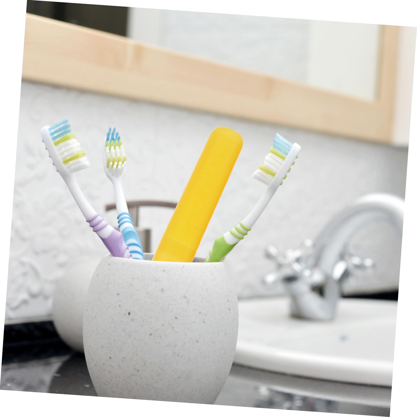 Beaupretty Boîte à Brosses à Dents Portable 40 Pièces Abs pour Voyage