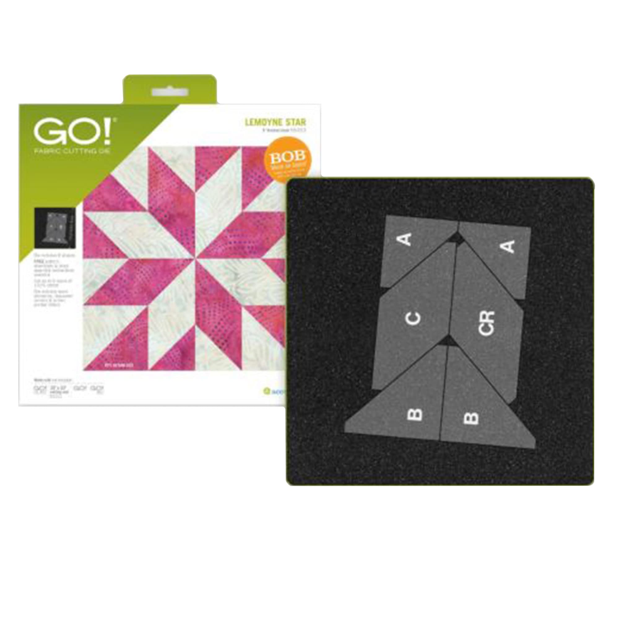 AccuQuilt Go! Fabric Cutting Dies-LeMoyne Star 9" Finished Square
