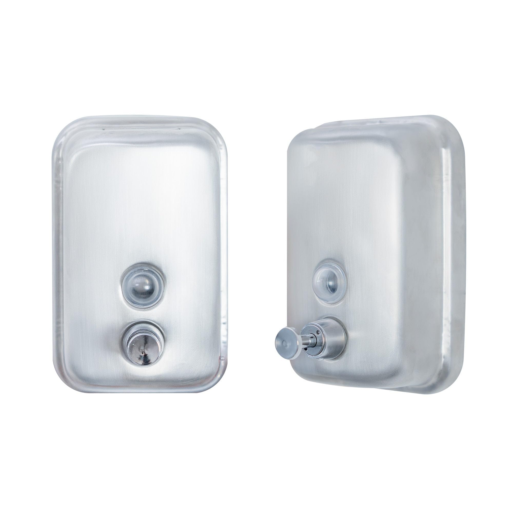 Lavabo a Canale da Parete in Acciaio Inox 120 cm (1200 mm) Professionale con Miscelatore, Rubinetti Push, Paraschizzi, Scarico Inclinato e 2 Dispenser Sapone da 500 ml