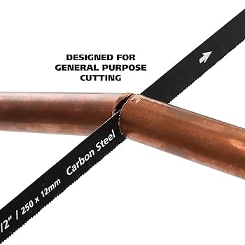 GreatNeck GF213 12-Inch Hacksaw Blades, 24 TPI, Flexible