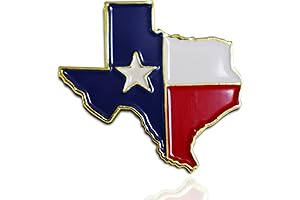 12/24/100 Pack Texas State Lapel Pins