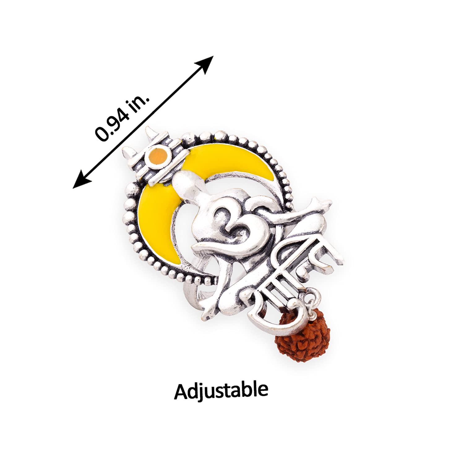Aham Brahmasmi Om Shanti Ring