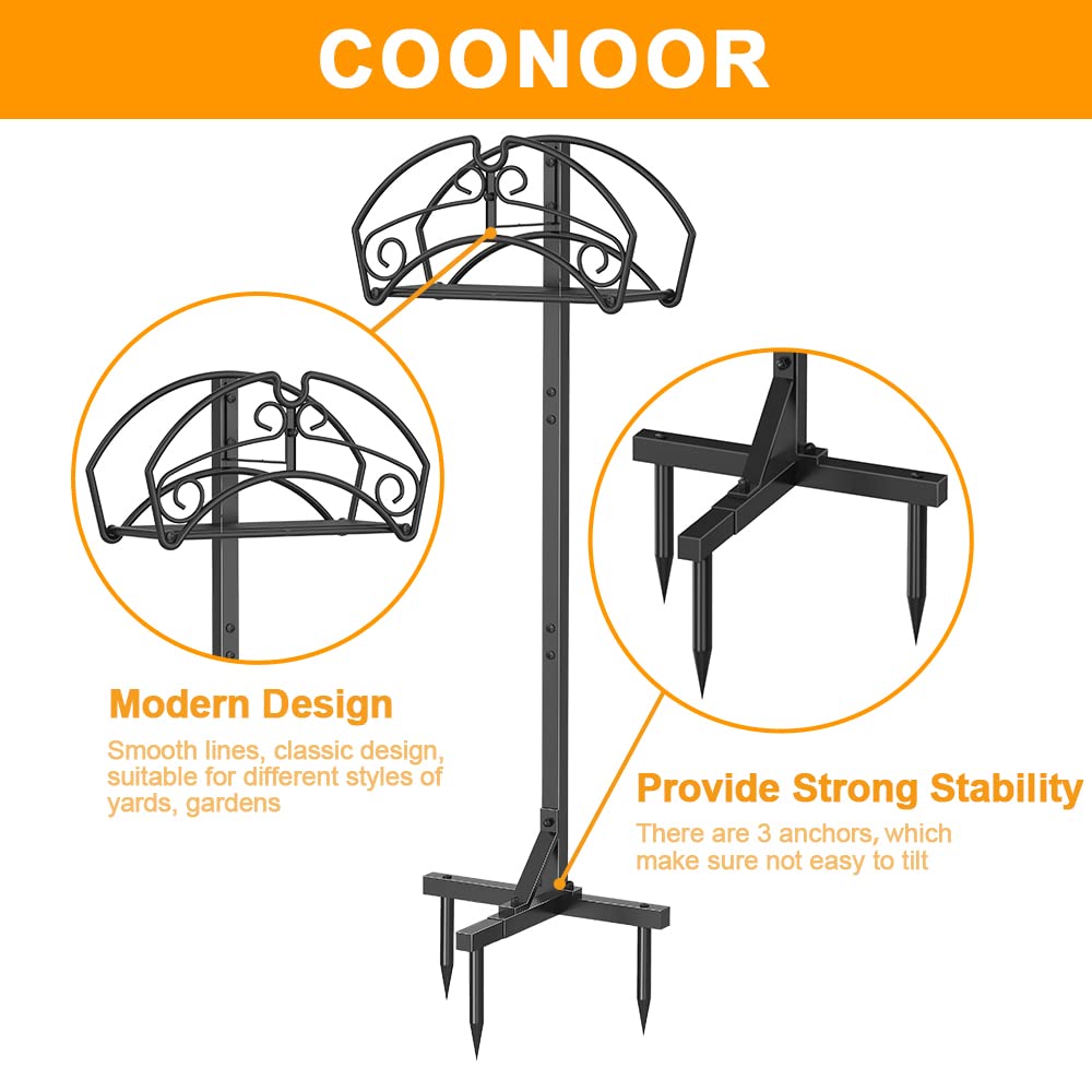 SHOMEXTOL Garden Hose Holder -Upgraded Water Hose Holder