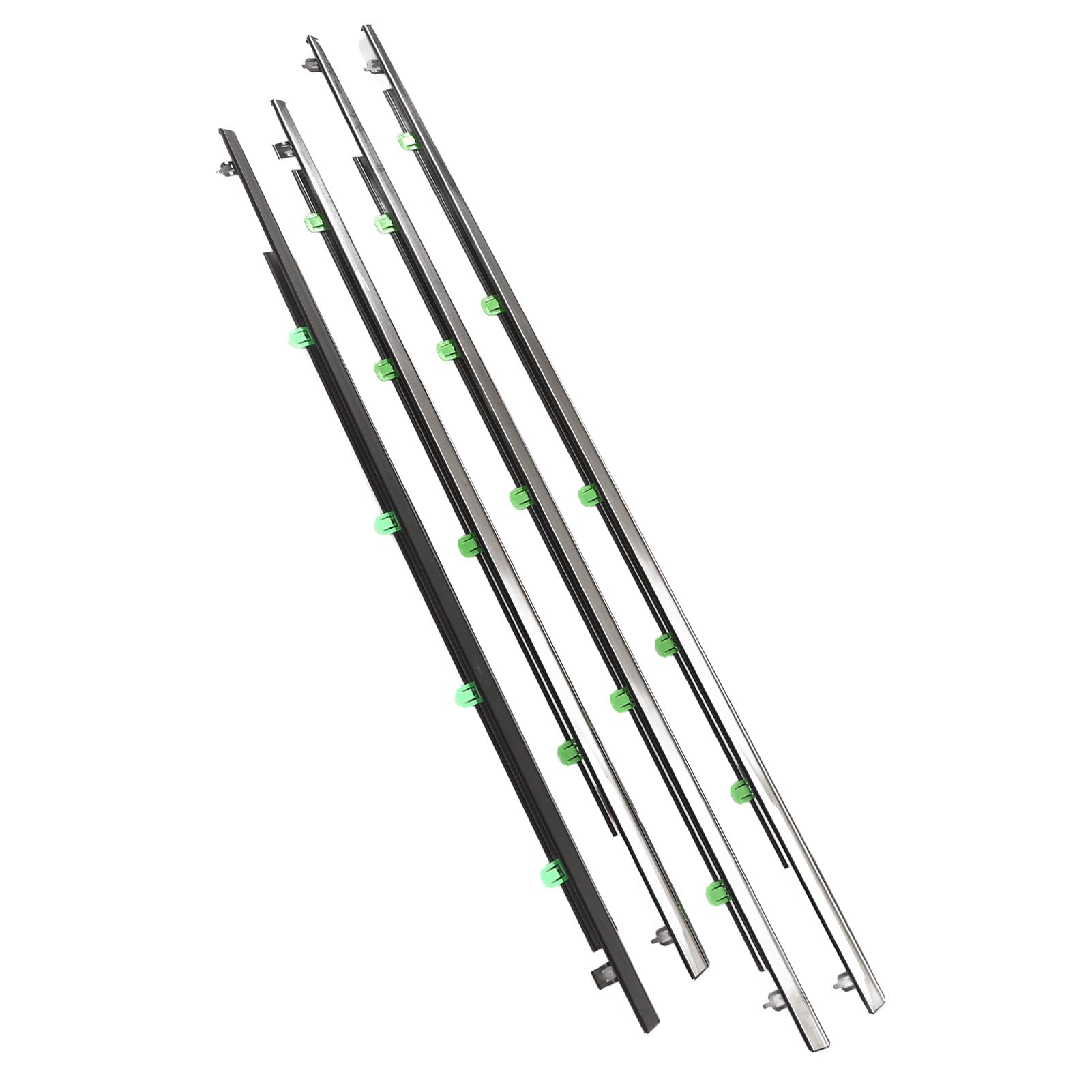 4 Pièces Garniture de Fenêtre de Voiture Haute stabilité 72410 SWA A01 Bande Météo pour CR‑V 2007-2011 Base de s'adapte à la Porte i Garniture de Fenêtre de VoitureBande Météo de