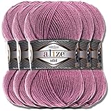 [VIELSEITIG] Der extra dicke Häkelgarn geeignet zur Herstellung von flauschiger Amigurumi, Socken, Decke o. Babydecke, Kuscheltier fürs Baby, Kissen, Mütze, Puppe, Teddy, Wohnaccessoires und vieles mehr. Auch ideal als Handmade Geschenk