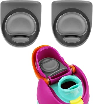 2pcs Replacement Stopper Compatible with Owala FreeSip 24oz 32oz, Water Bottle Top Lid for Owala 16/19/24/32/40oz Seal Bottle Cap Leak Proof Bottle Mouth Plug Parts Silicone Stopper Gasket Accessories