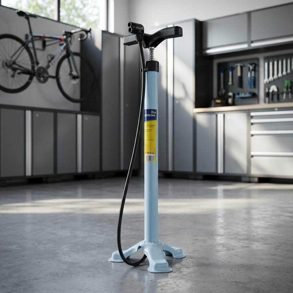 ON BIKE 3 Profi Standpumpe Werkstattpumpe Standpumpe Standpumpe Metallfuß