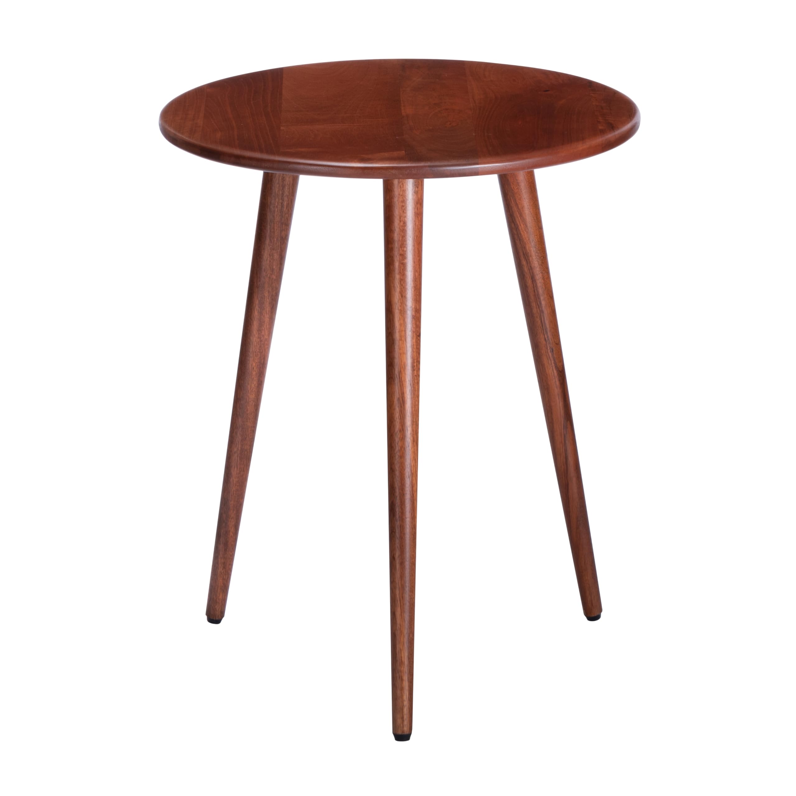 MH London Side Table - Konak End Table. Exclusively Designed Hand-Crafted Small Nightstand. Solid Wood Round End Table. Contemporary Accent Table for
