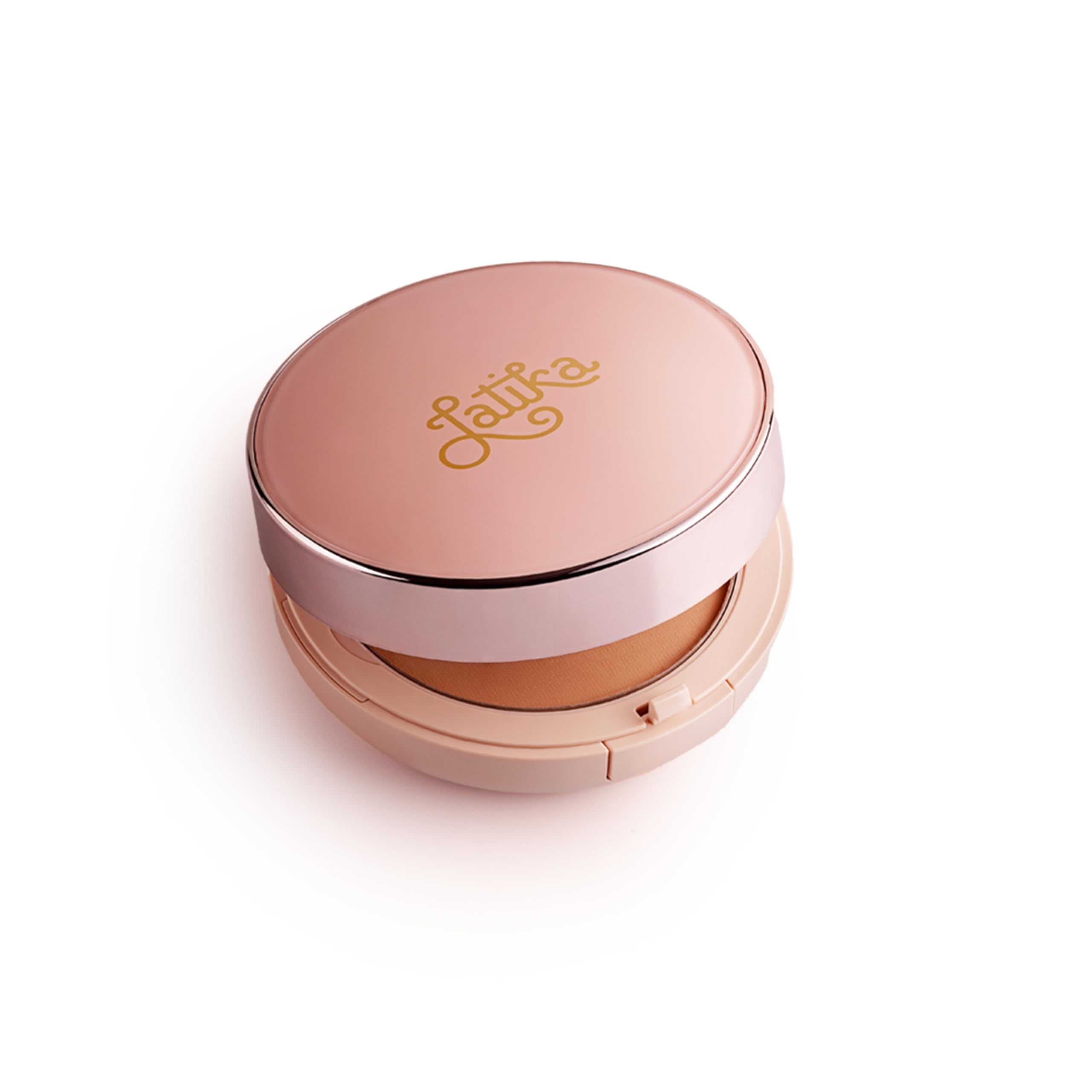 Latika Powder tom Bege Médio - Pó Compacto Ultra Fino com Cobertura Leve e Proteção Solar