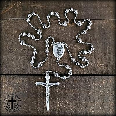 Rugged Rosaries St. Michael Chaplet WWI Battle Beads combat style rosary - Handmade in Texas