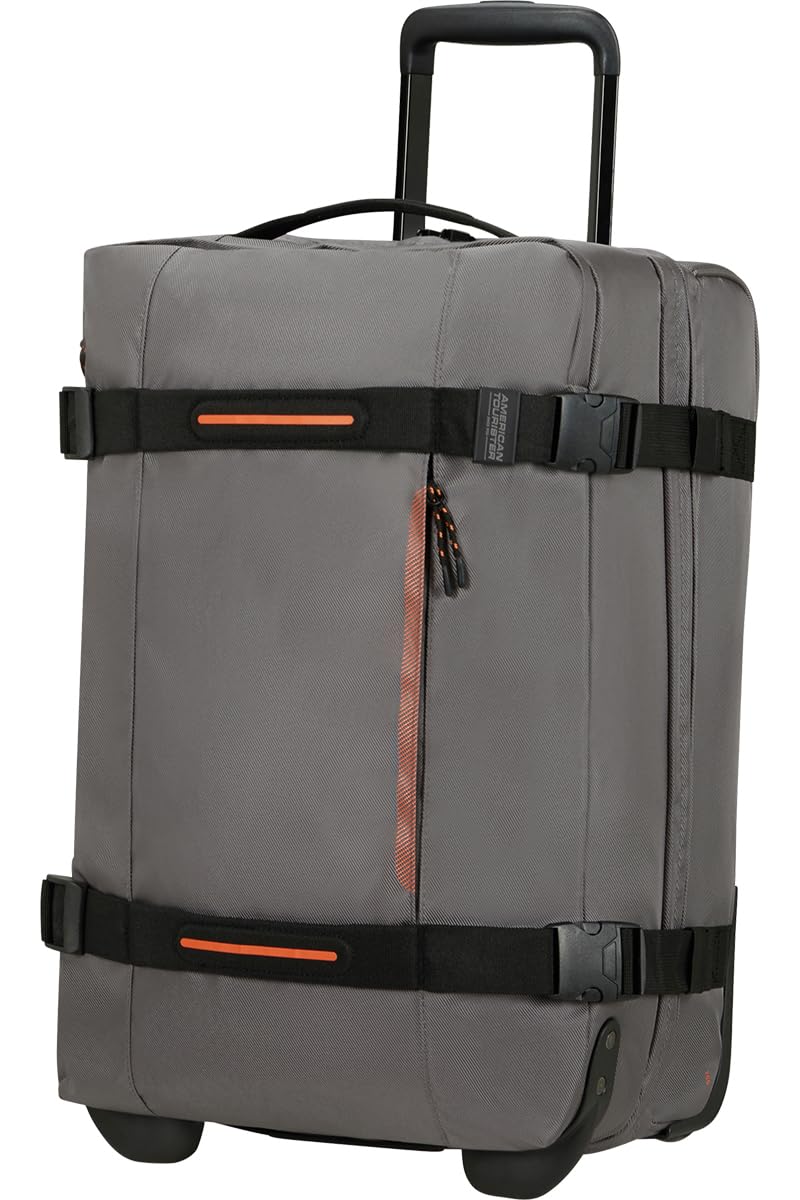 American Tourister Urban Track, Travel Bag with 2 Wheels, 55 cm, 55 L, Dark Grey