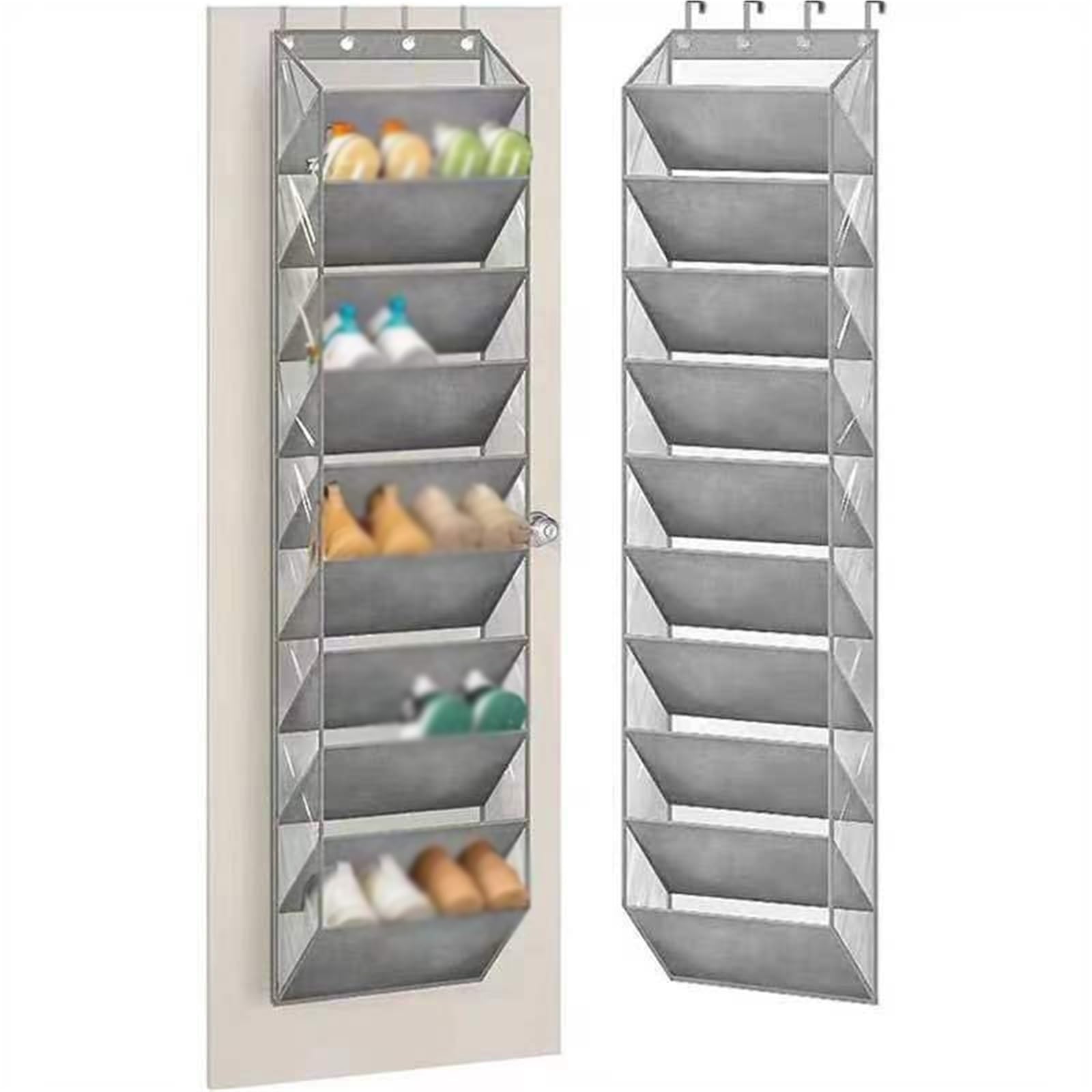 Organizador de Zapatos sobre la Puerta, Zapatero Colgante, for Ahorrar Espacio