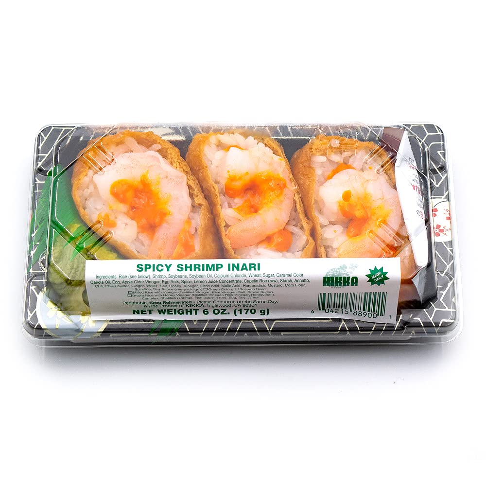 Kikka Sushi Spicy Shrimp Inari, 6 OZ | Grocery Pickup & Delivery