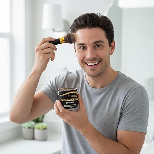 Miniatura 8 de Champú en polvo seco 100% orgánico  Polvo voluminizador  Tamaño de viaje  4 onzas  Lavanda  Absorbe aceite, suciedad y olores  Champú seco para