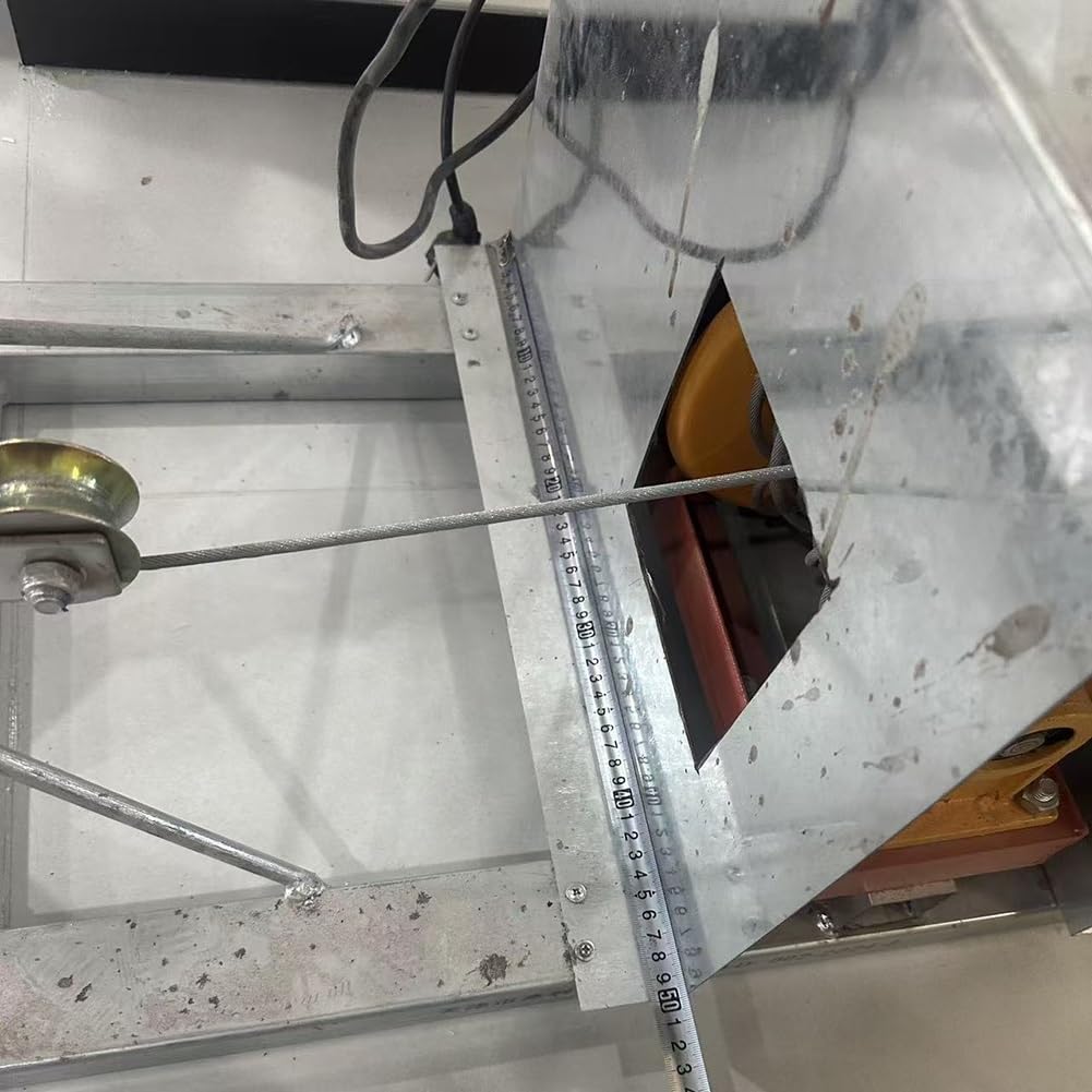Gru A Pavimento - Sollevatore Per Materiali In Calcestruzzo, Paranco Elettrico Con Telecomando Wireless, Capacità Di Carico 150 Kg - Ristrutturazione Casa(Height 8.5m)
