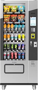 Smart Snack & Beverage Vending Machine with Touch Screen, Combo Equipment, Multiple Payment Options, Ideal for Offices & Commercial Use
