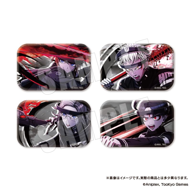 蒼月衛人 HUNDRED LINE トドメ 必殺我駆力 アクスタ 缶バッジ HUNDRED LINE 必殺我駆力 スクエア 缶バッジ 蒼月衛人 2点 h76