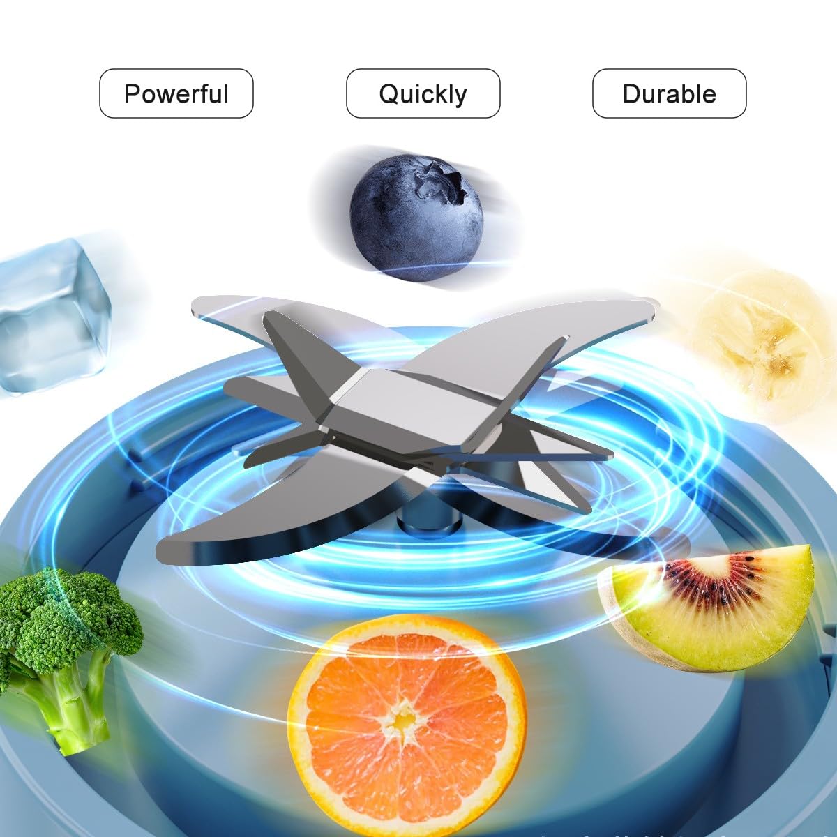 Spremiagrumi Elettrico Senza Fili - USB, Acciaio Inox, Silenzioso, Verde - Foto 6