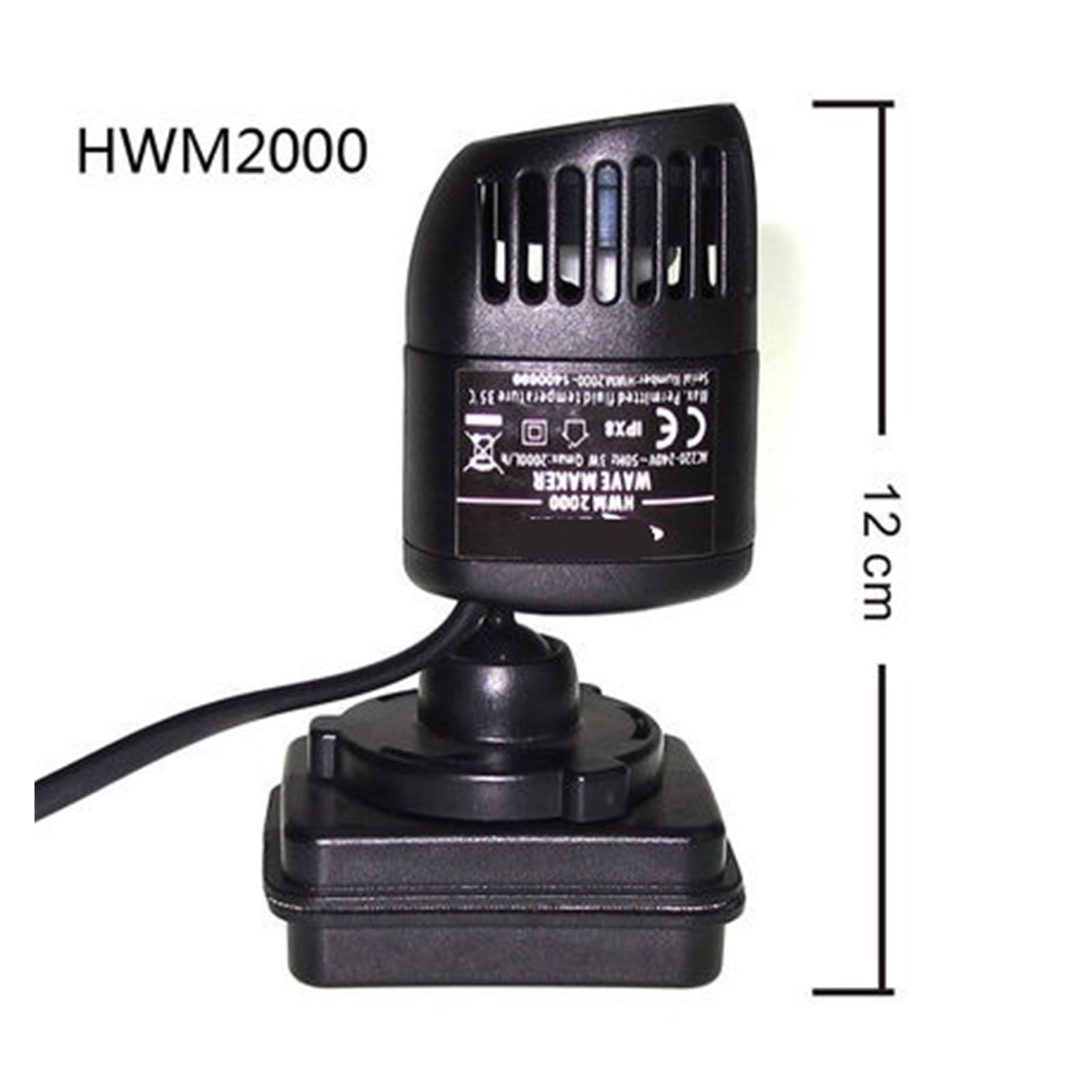 HWM-2000/4000/6000 Marine Aquarium Fish Coral Tank Wave Pump Basement(HWM2000 3W)