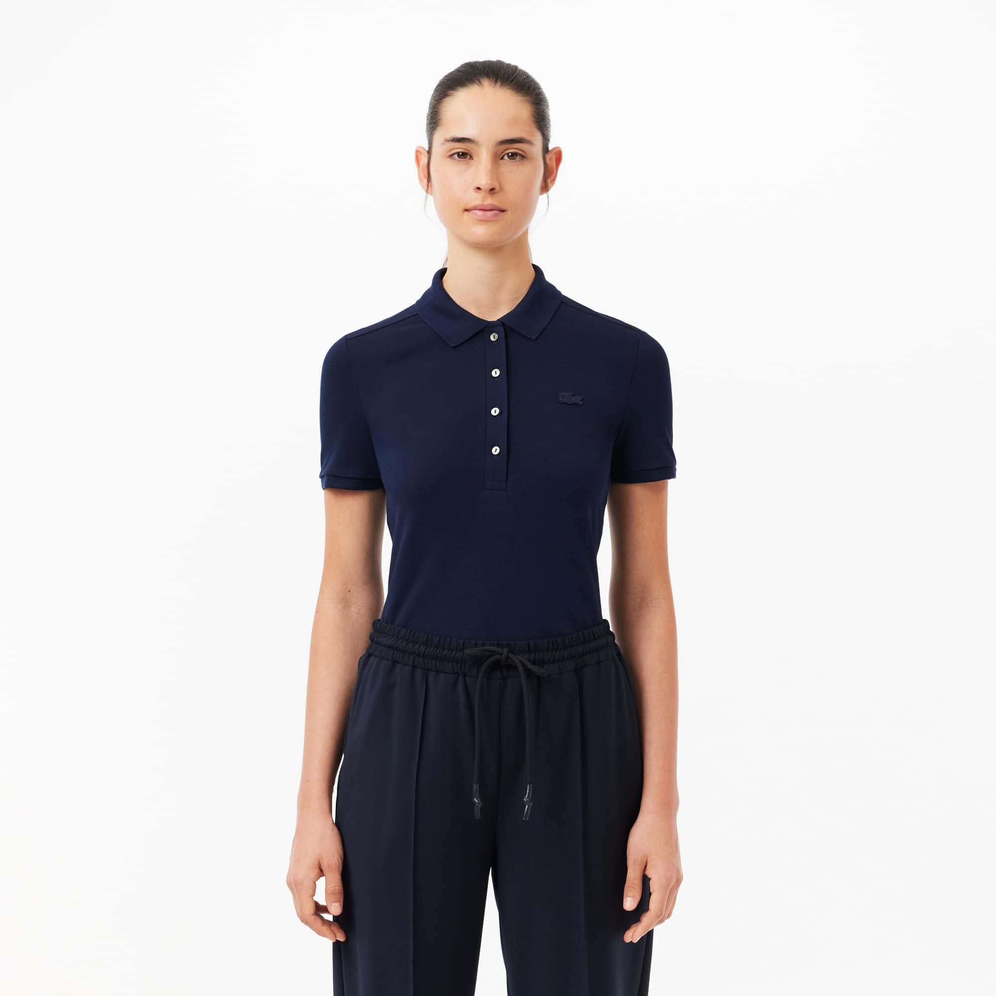 Lacoste PF5462 Polo, Marine, 38 Donna