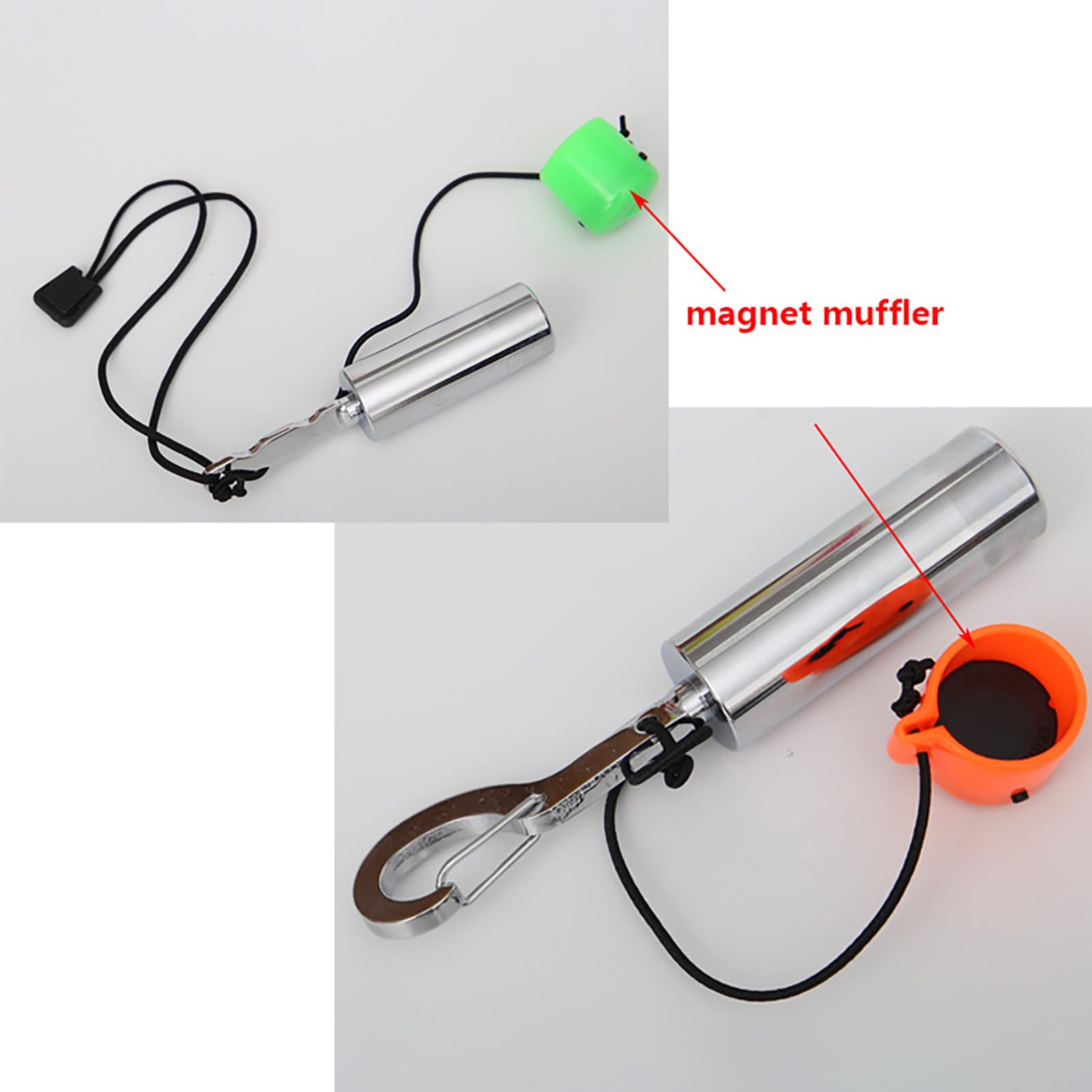 Luminous Dive Signal Light in Green Orange Black for Safe Night Diving