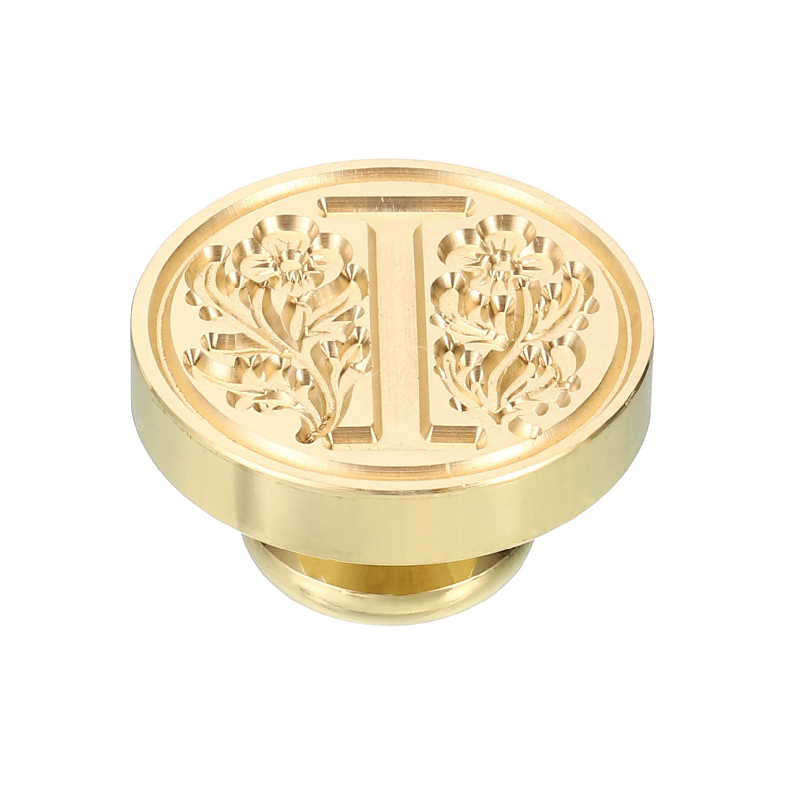 PATIKIL Alphabet I Wax Seal Stamp, Initial Letter Sealing Wax Stamp Classic Retro Brass Head for Envelope Invitation Cards - Image 3