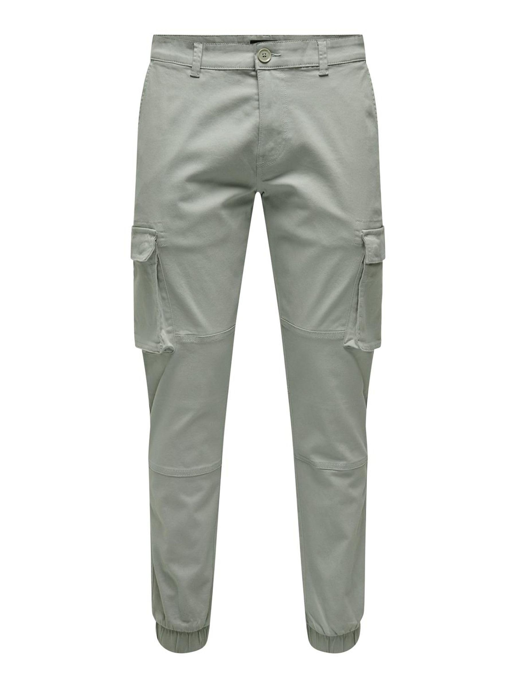 Only & Sons Herren Onscam Stage Cuff Pk 6687 Noos Cargohose, Wrought Iron,29W / 32L