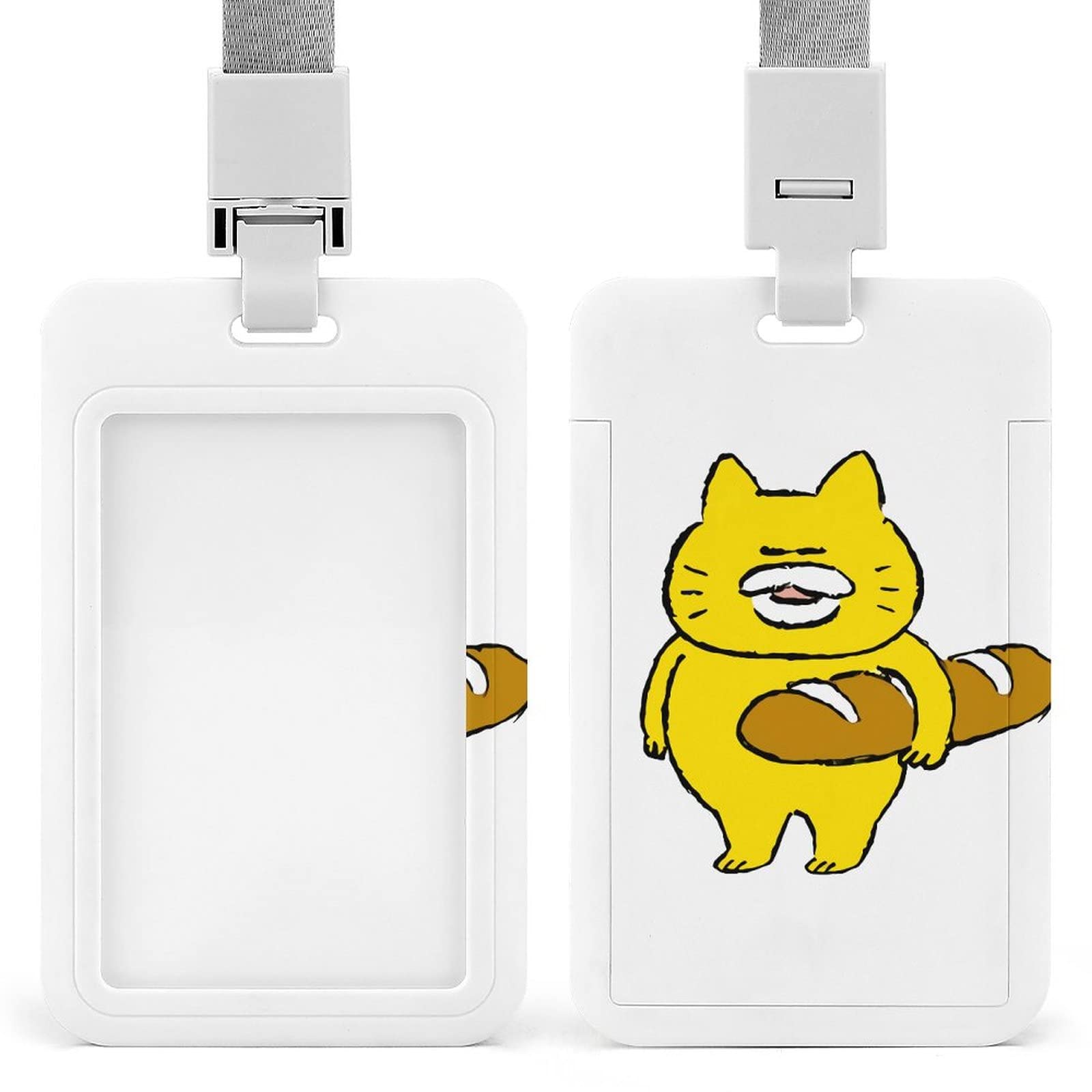 Amazon.co.jp: パスケース ノラネコぐんだん 社員証ケース 首掛け 縦型