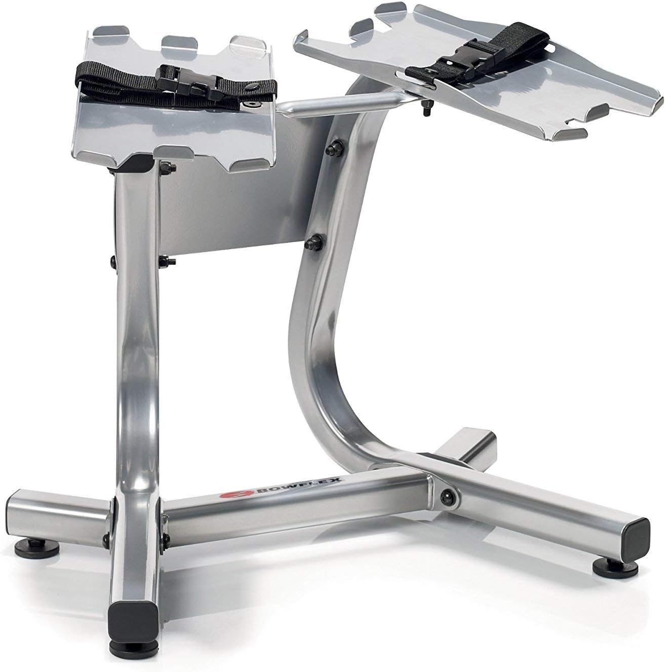 Mach7 Dumbbell Stand. Ergonomically designed to protect your lower back. Compatible with the Mach7-552 and Mach7-1090 dumbbells.