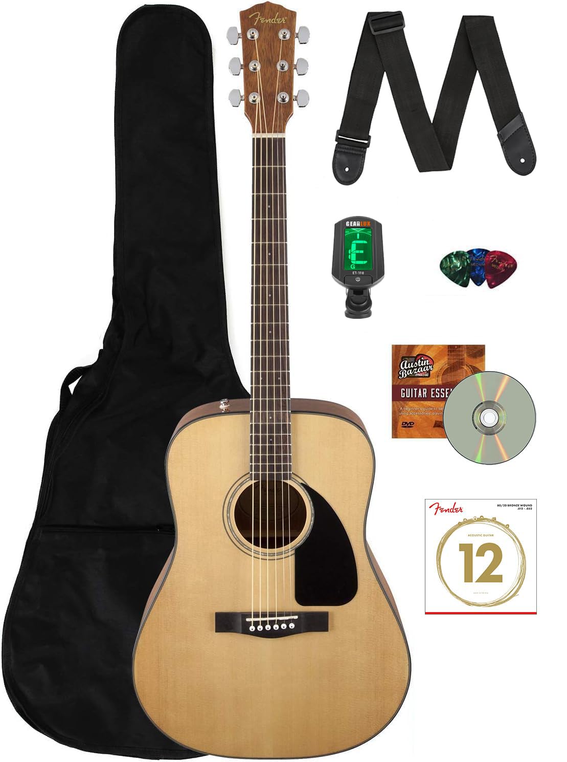 Amazon | Fender CD-60 Dreadnought アコースティックギター 