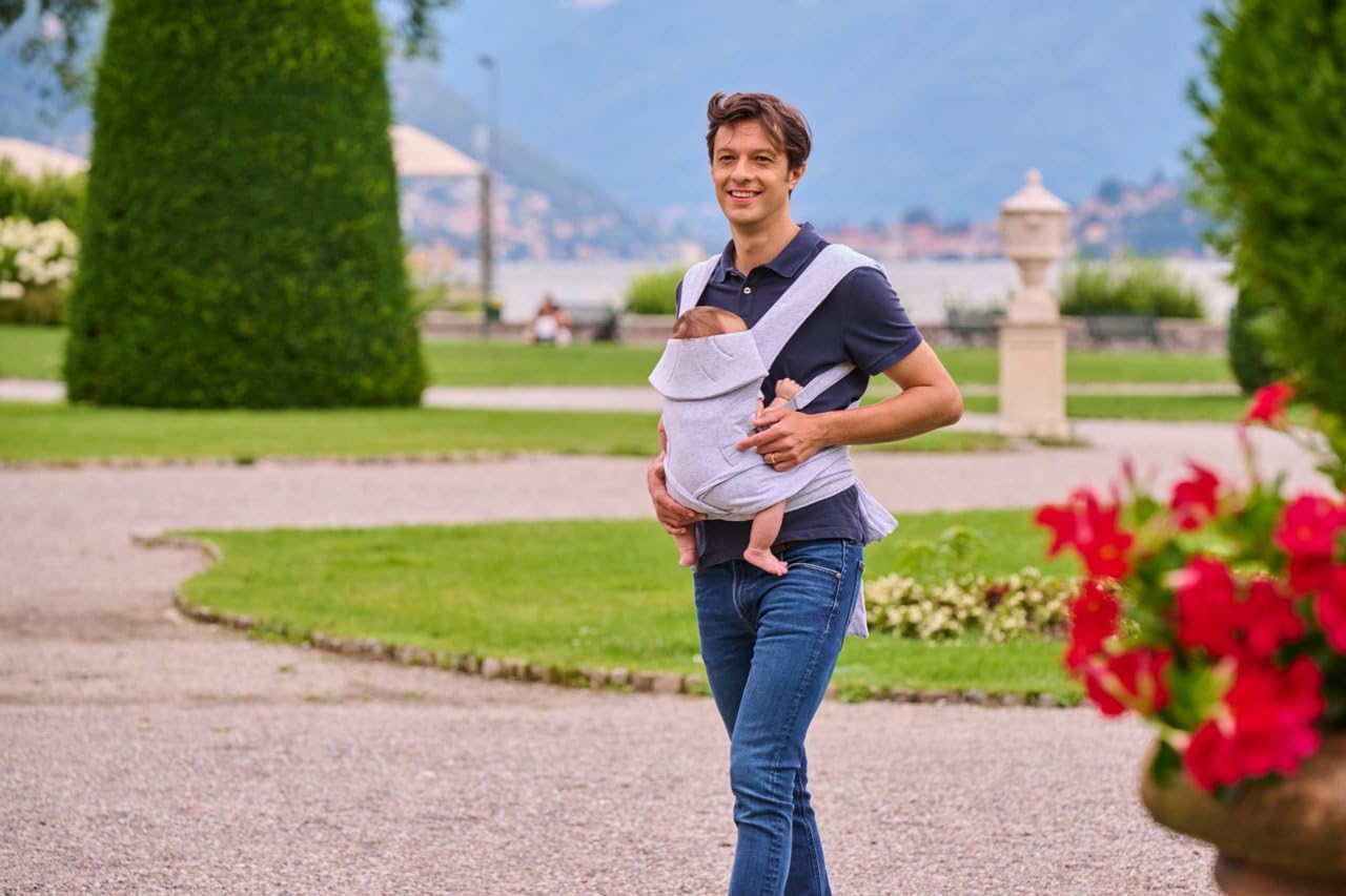 Boppy Comfygrow Porte-bébé pour nouveau-né facile à utiliser, réglable, ergonomique, avec support pour la tête et le cou, manches et siège réglables, en coton, pour 3 à 15 kg, à partir de 0 m +