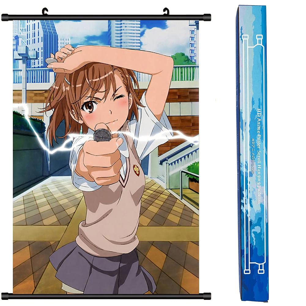 Amazon.co.jp: アニメ特定の魔法のインデックス壁のスクロール壁画