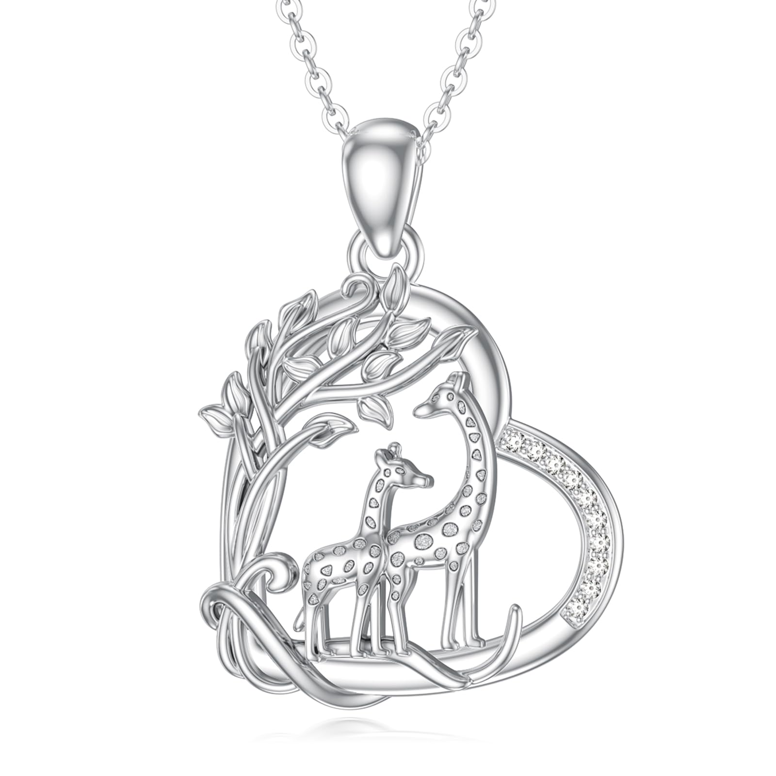 KoyeKei Cute Animal Necklace for Women 925 Sterling Silver Animal Pendant Jewelry Christmas Birthday Gifts for Daughter